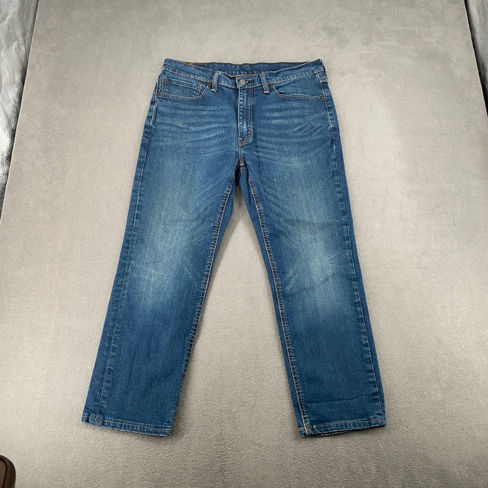 Levis 541 Athletic Taper Jeans Mens 35x30 Blue Medium Wash Denim 7706